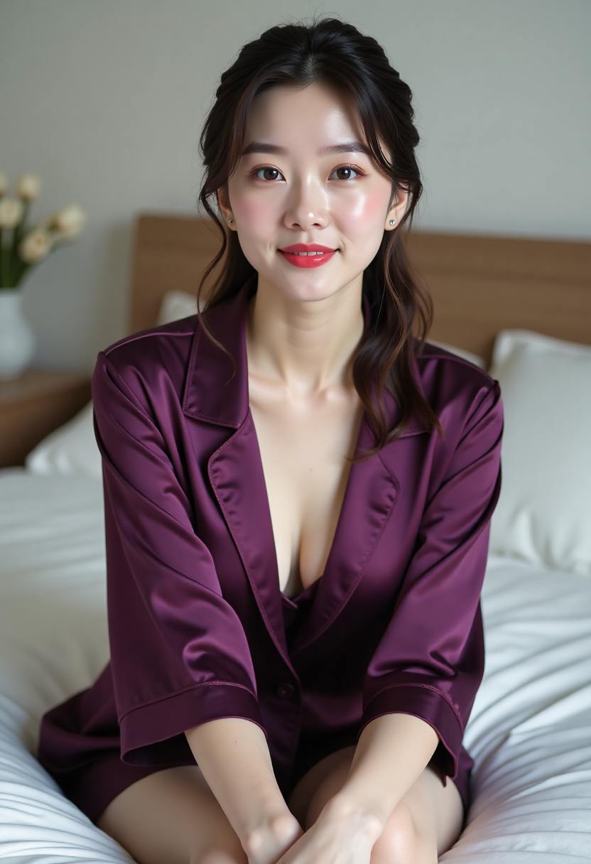林间落日
